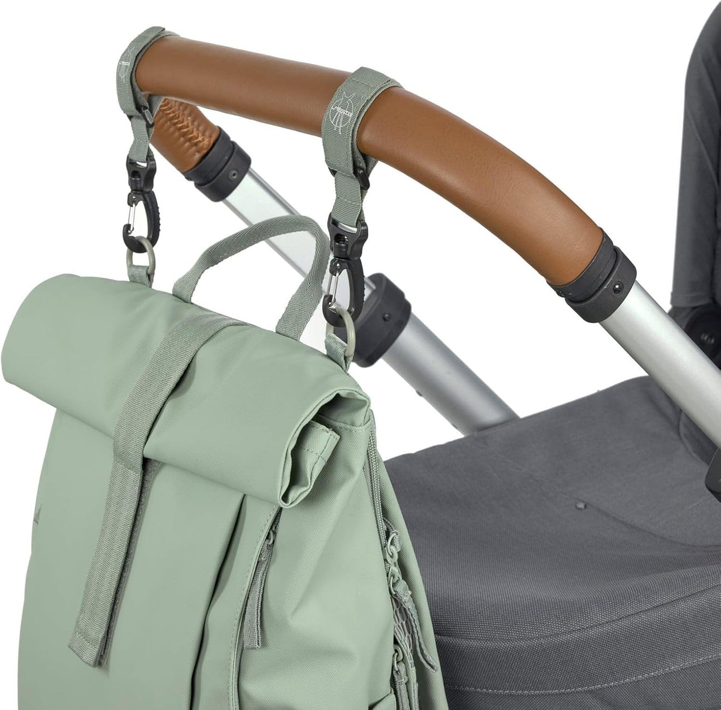 Wickelrucksack Rolltop Up, Silver Green