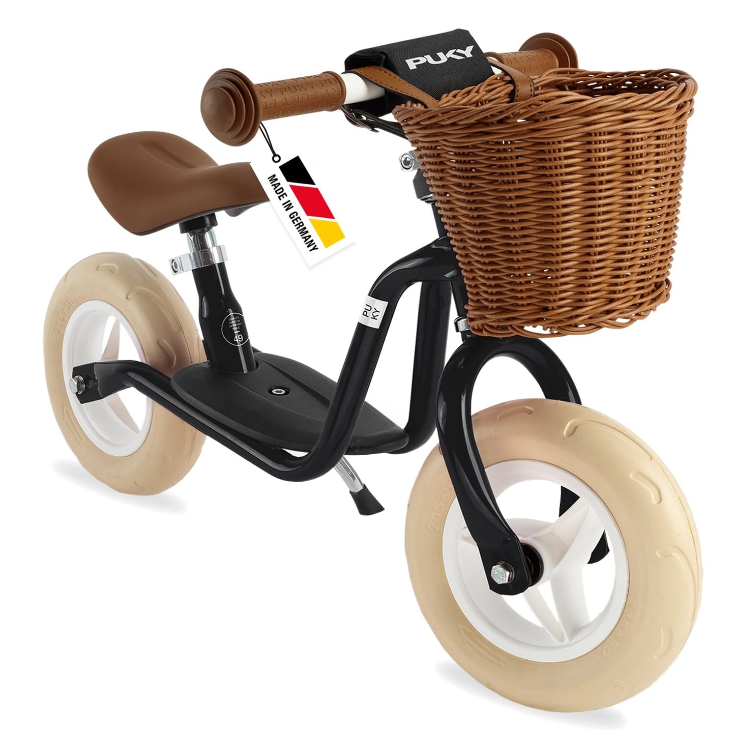 Höhenverstellbares Laufrad LR M Classic, Schwarz Einheitsgrösse