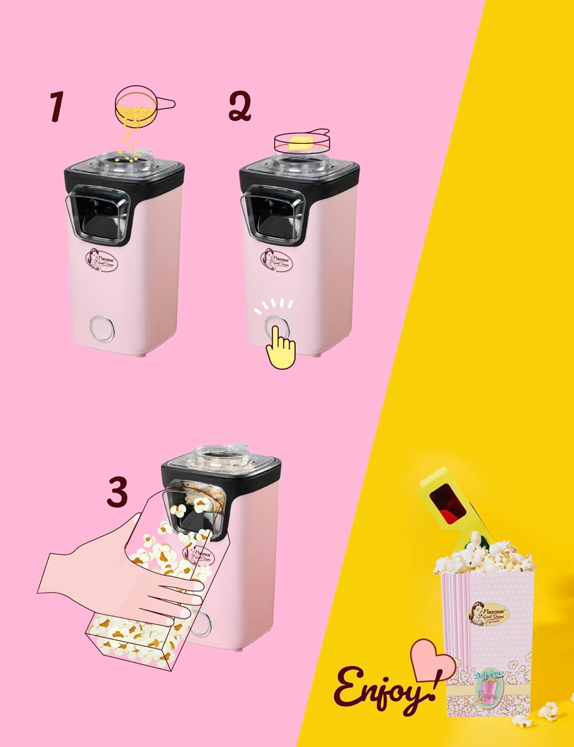 Popcornmaker, Rosa