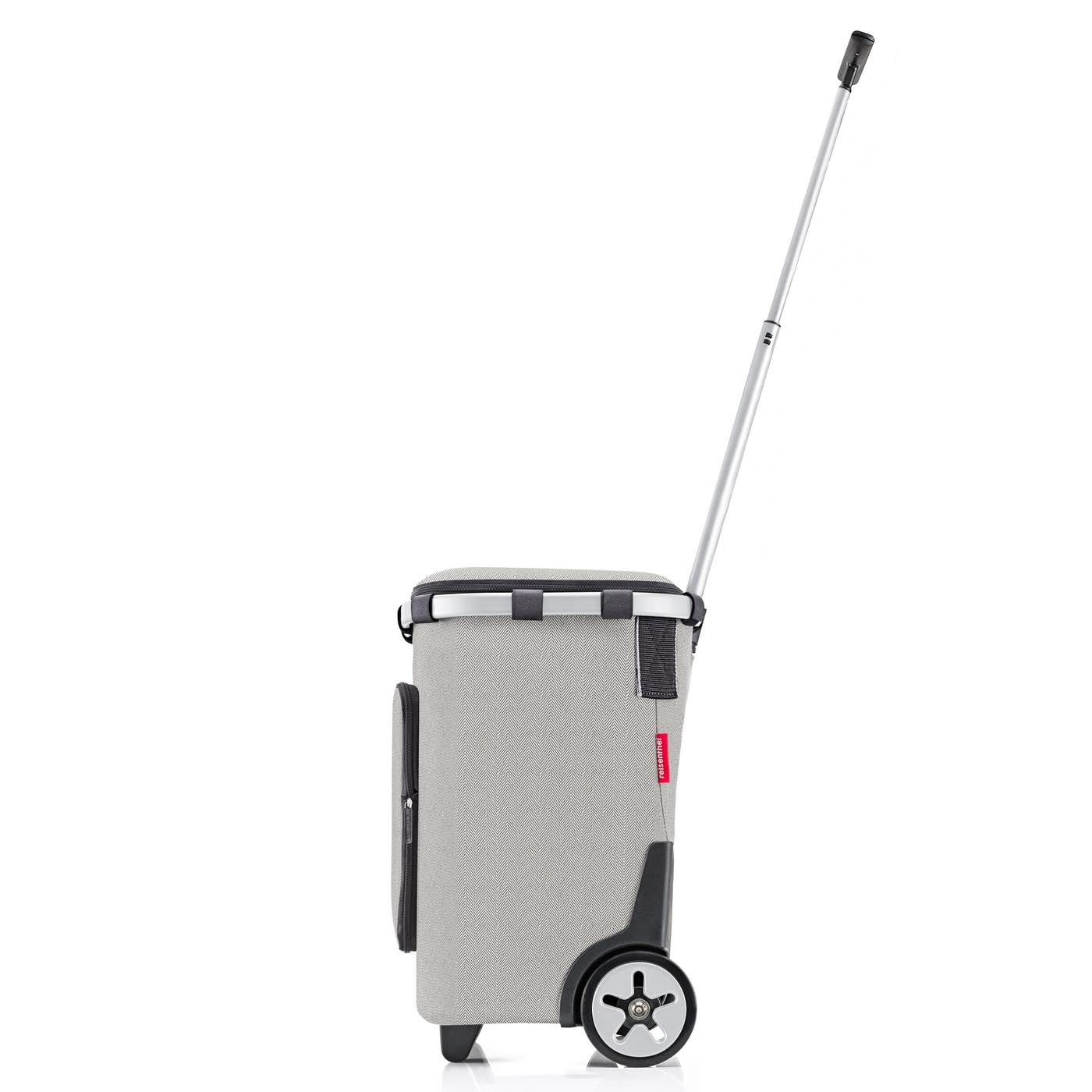 Einkaufstrolley mit Kühlfach, Herringbone Grey