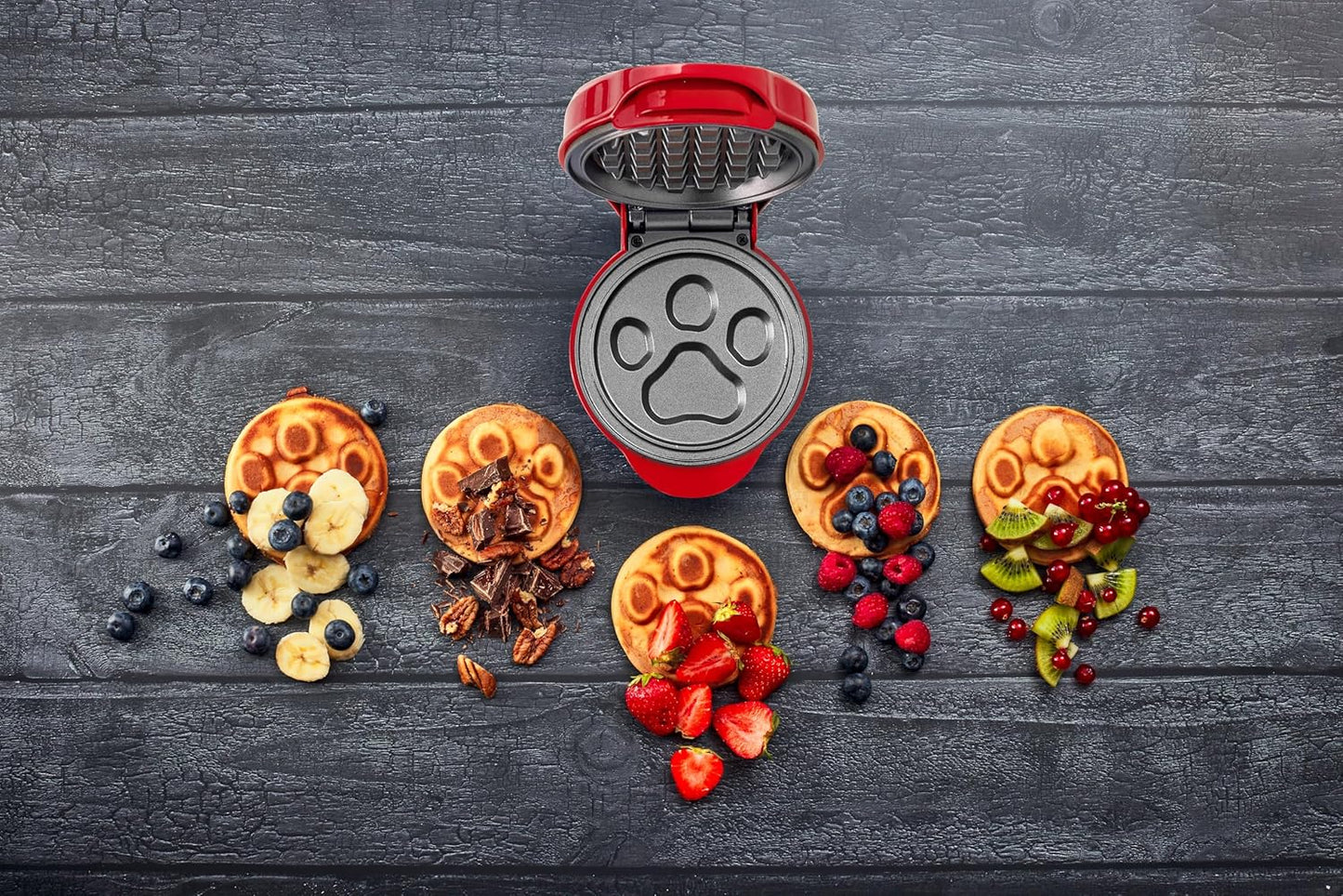 Mini-Waffeleisen Paw Patrol, Rot