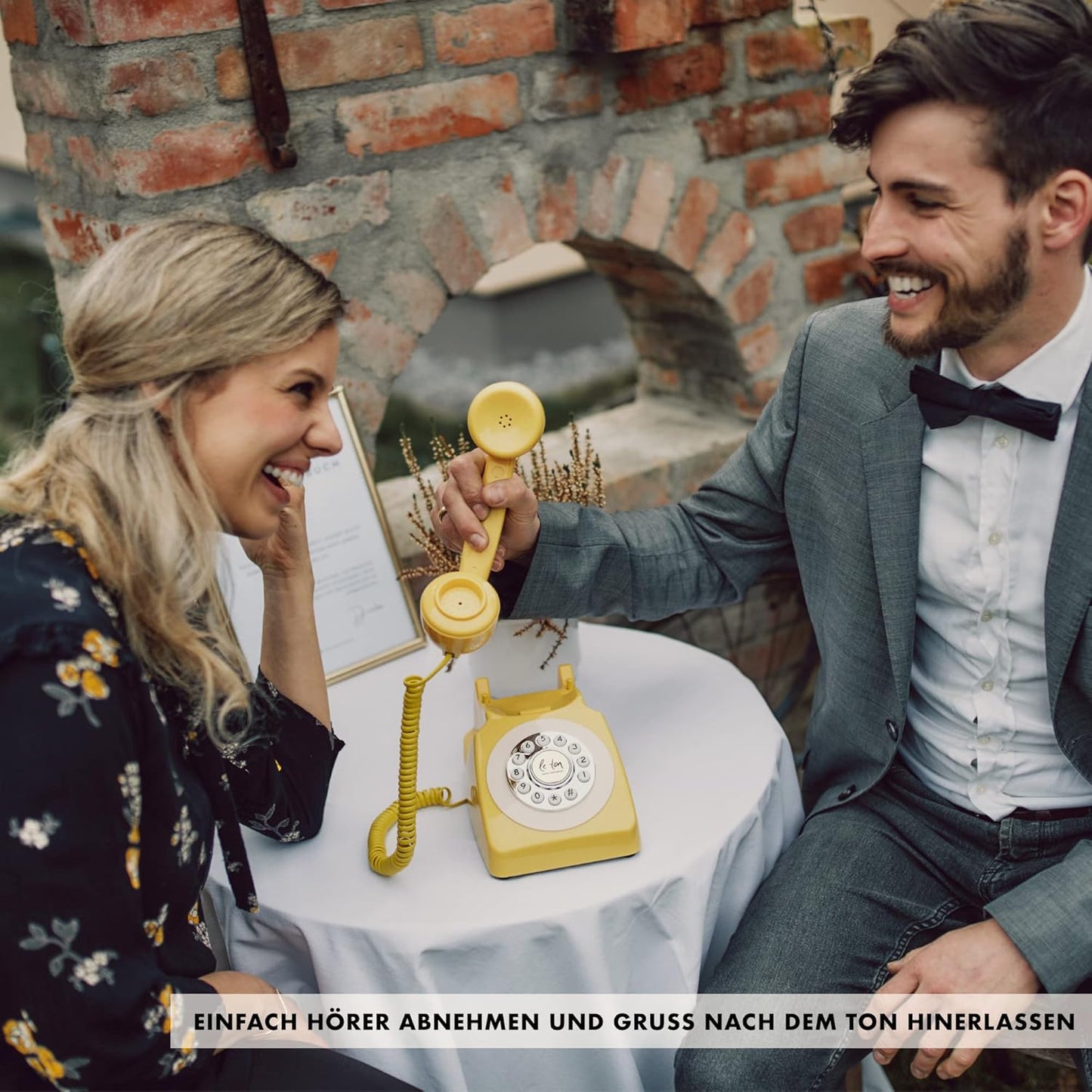 Gästebuch-Telefon für Hochzeiten und Events