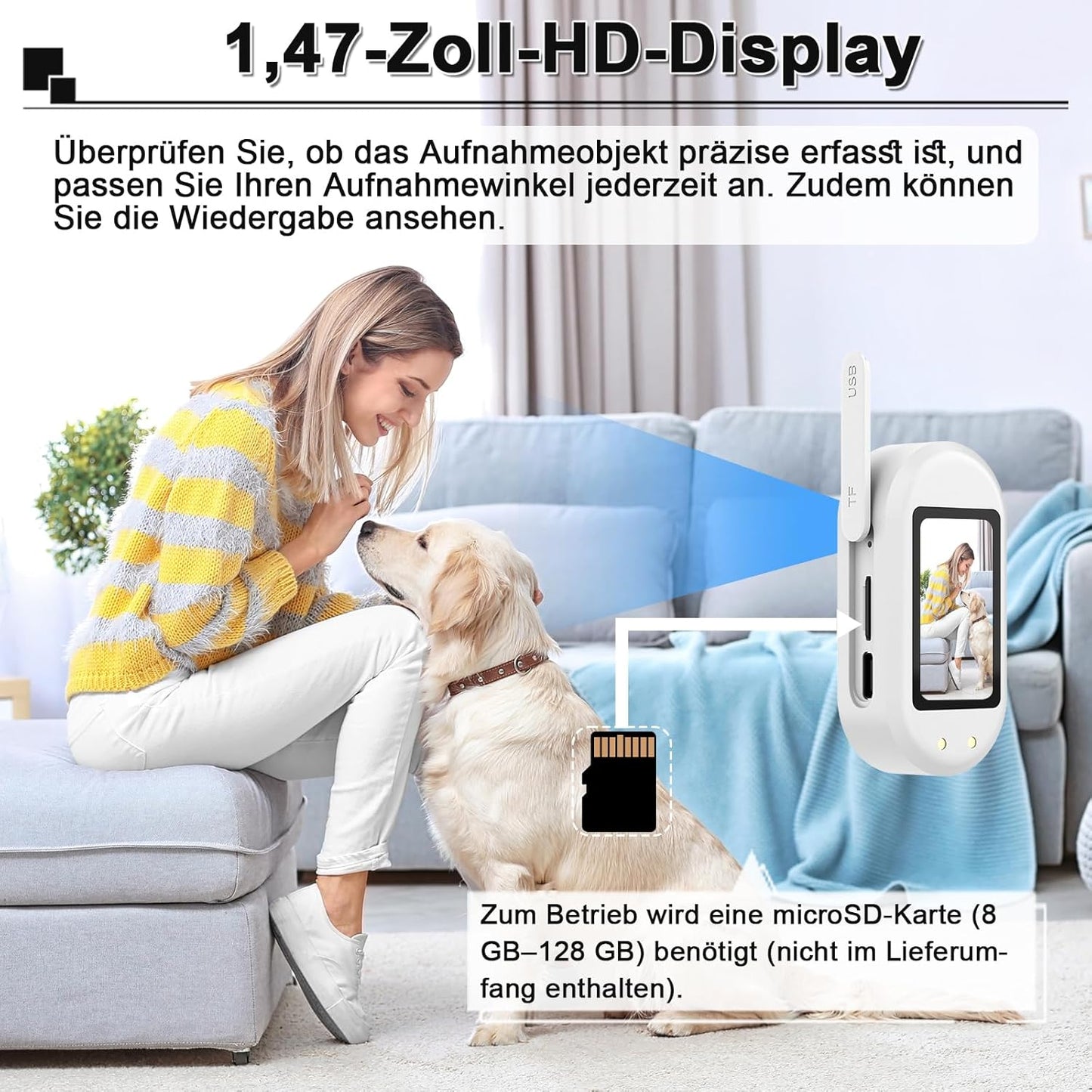 Tierkamera für Halsbänder