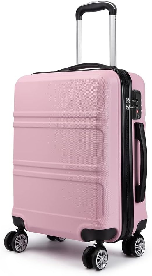 Reisekoffer für Handgepäck, Pink M (55cm)
