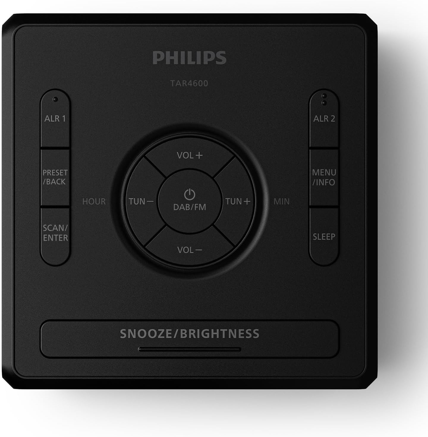 Radiowecker TAR4600 mit Dual Alarm und USB-C-Ladeanschluss
