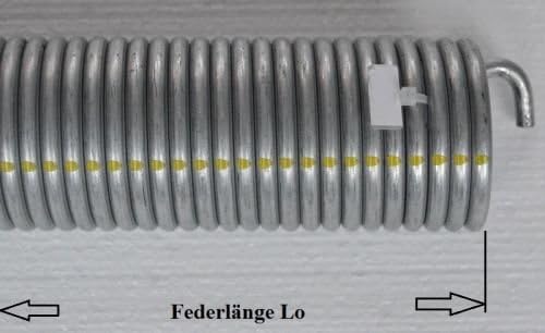 Torsionsfedern-Set für Garagentore R703+L703