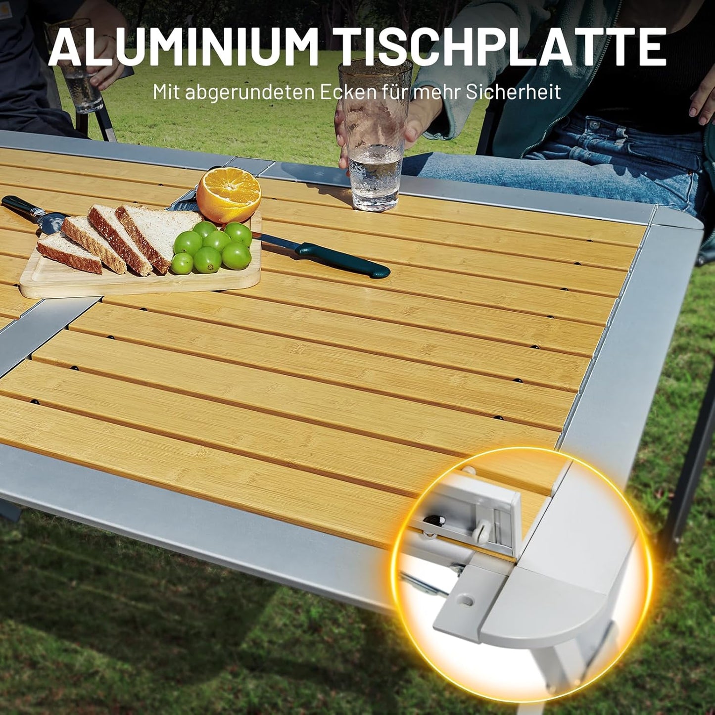 Klappbarer Campingtisch