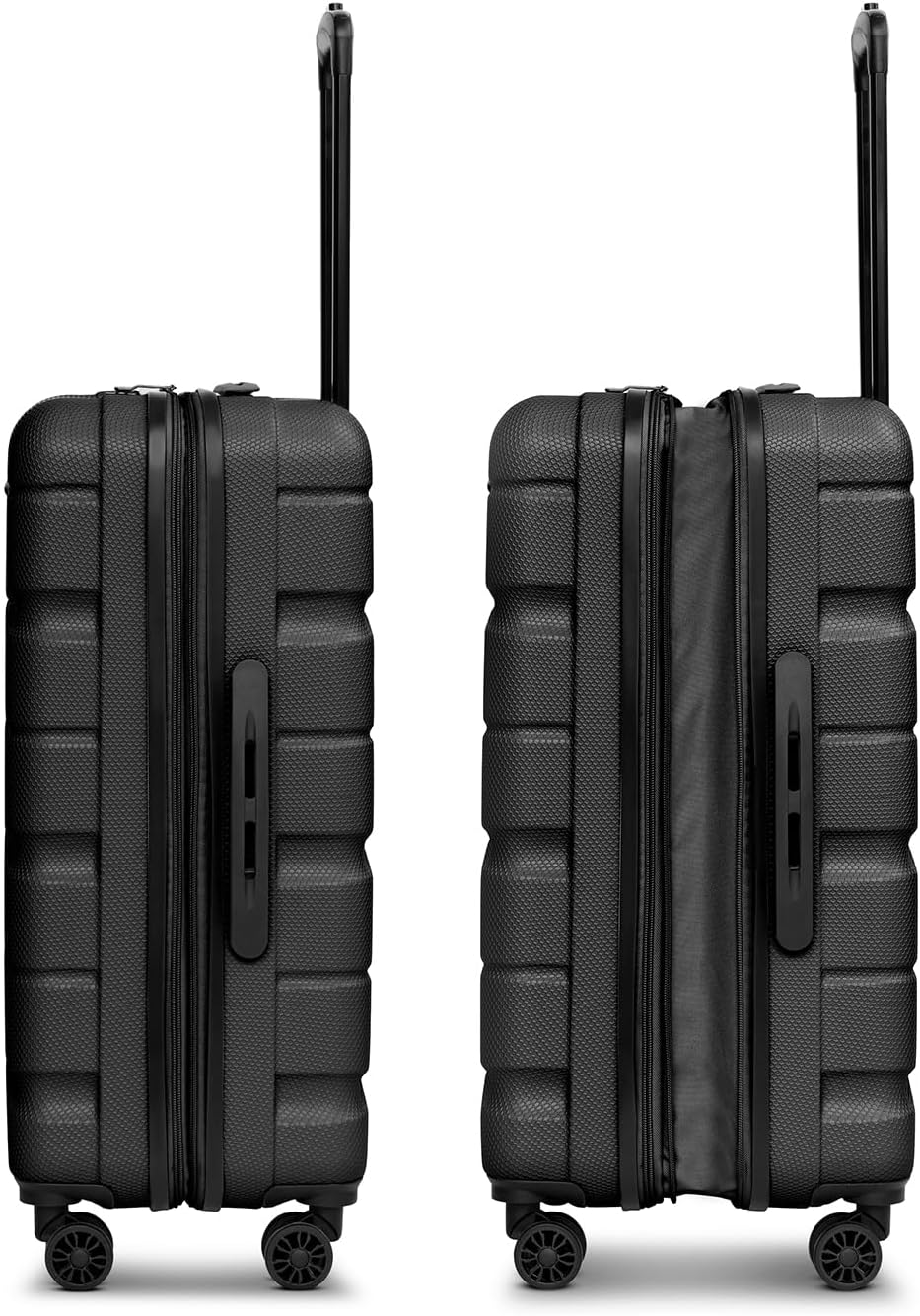 Munich 4.0 4-Rollen Trolley M 66 cm mit Dehnfalte, Black Dull Einheitsgröße