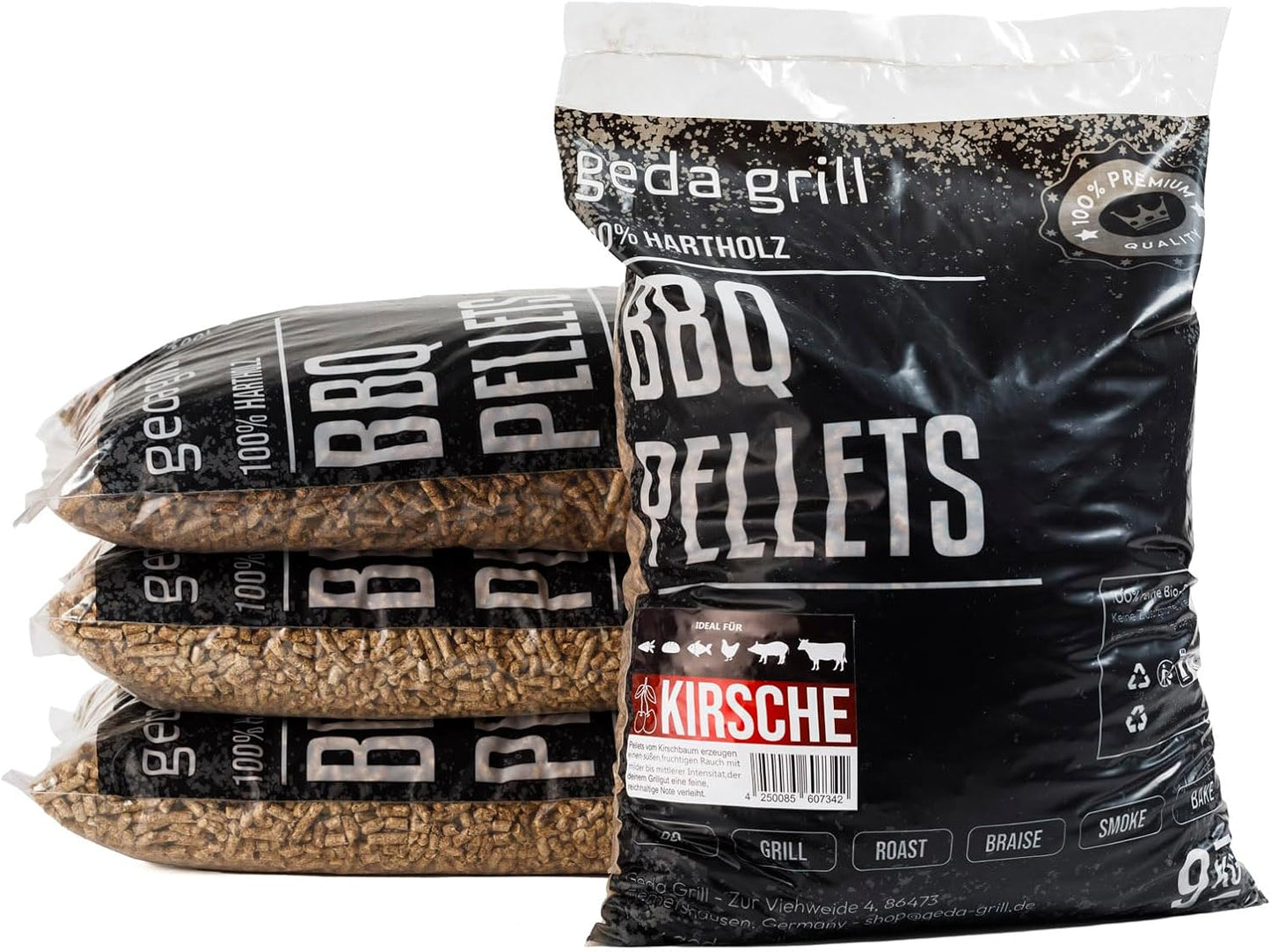 Grillpellets für Pelletsmoker und Räucherofen, Kirsche