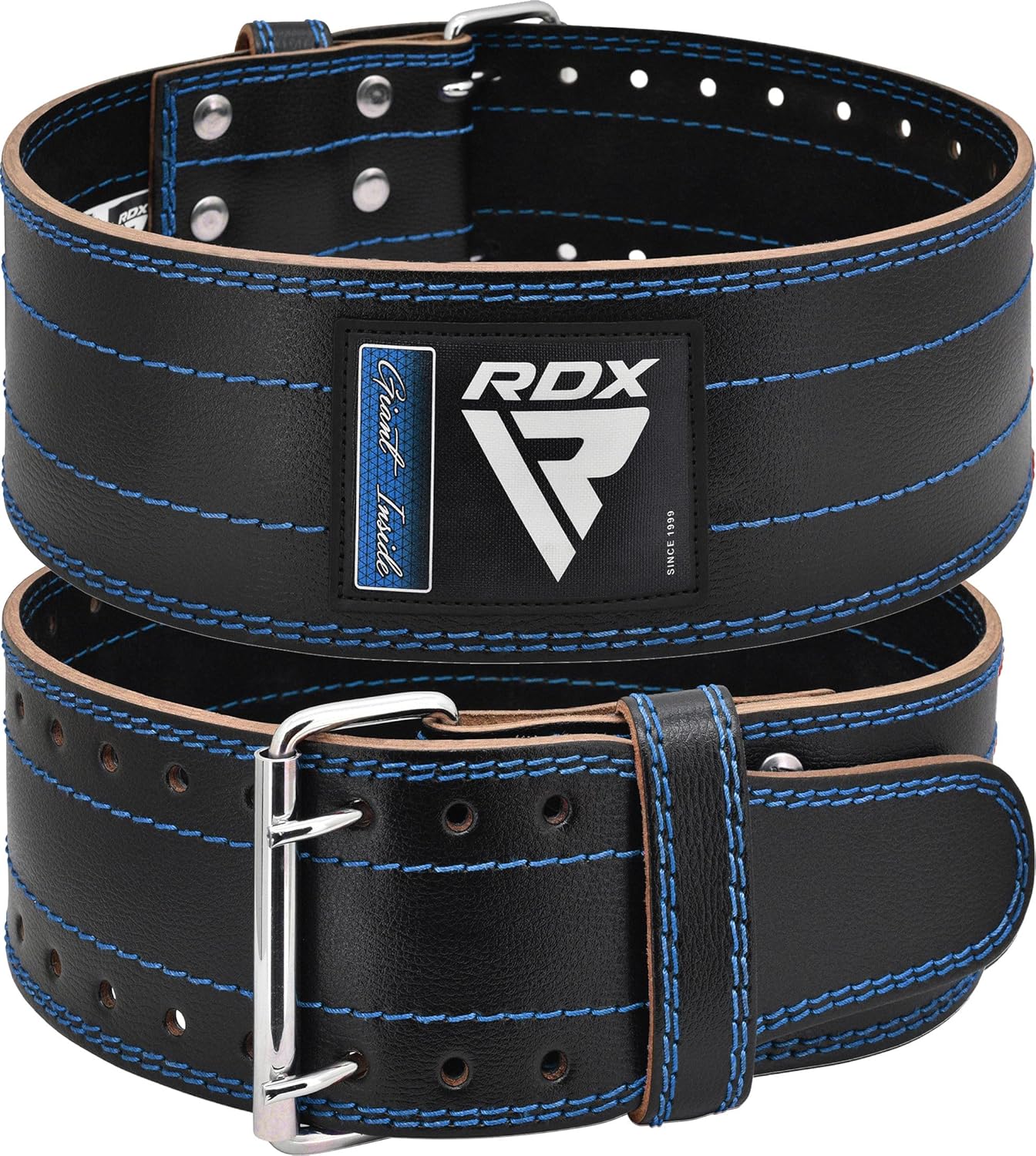 Gewichthebergürtel für Krafttraining, BLAU X-Small