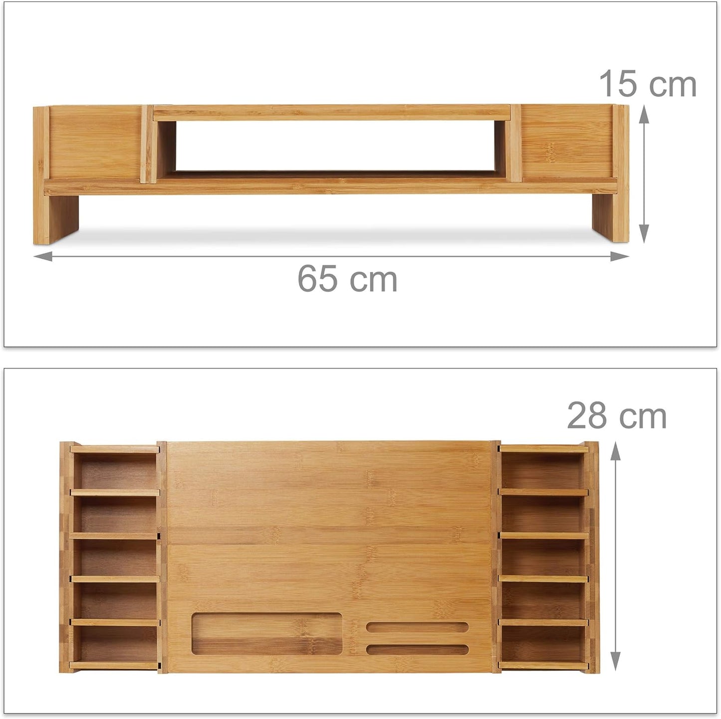 Desk Screen Riser, Single