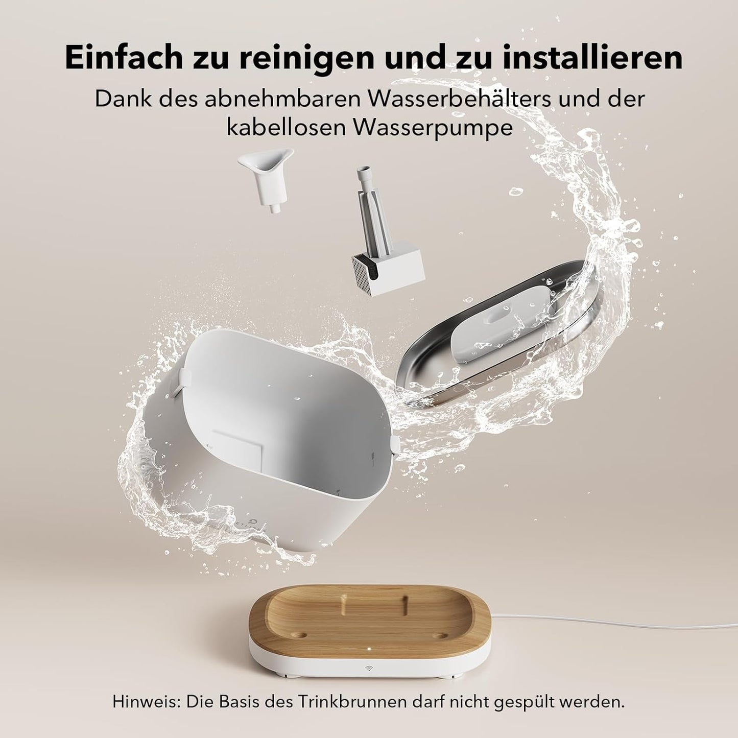 Trinkbrunnen ‎PLWF105, a. App Katzenbrunnen - Weiss