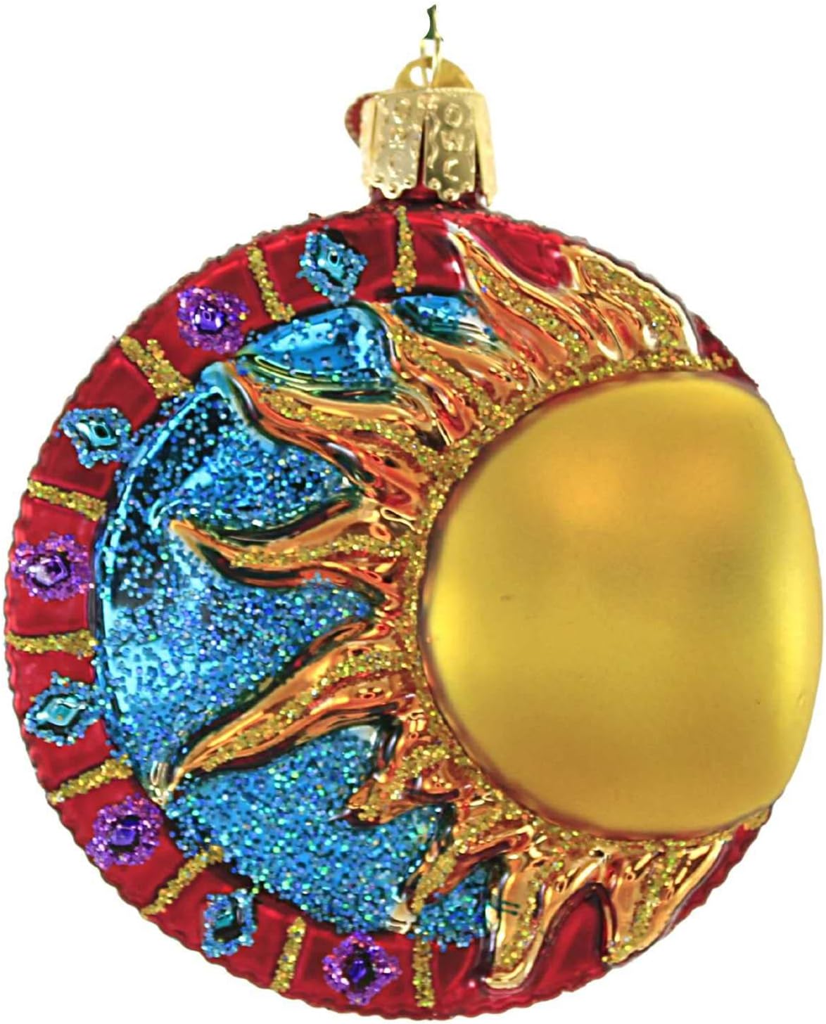 Glas-Weihnachtsbaumschmuck Jeweled Sun, Jeweled Sun