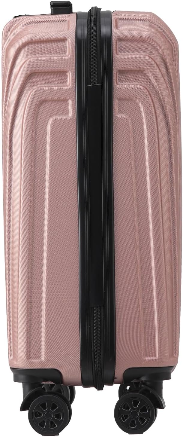 Koffer mit TSA-Schloss, 55 cm Rosa Gold