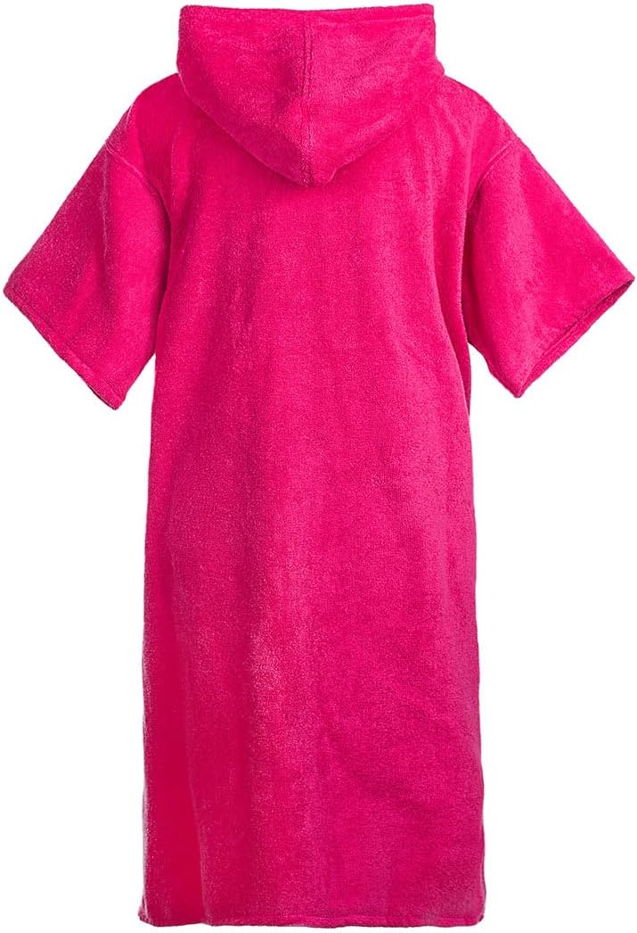 Surf Poncho mit Kapuze, S-M Rosa