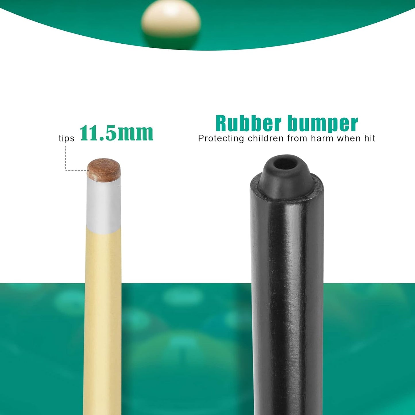 Mini-Queue-Stick Set für Pool