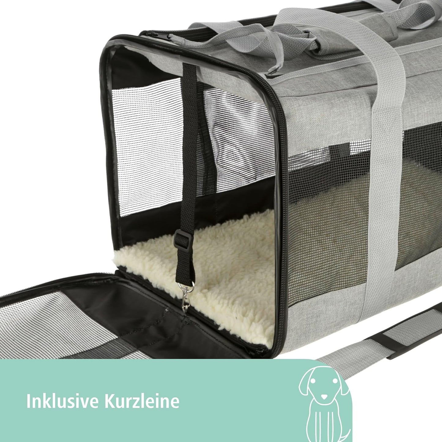 Tragetasche Casual, Grau L 41 x B 29 x H 28 cm