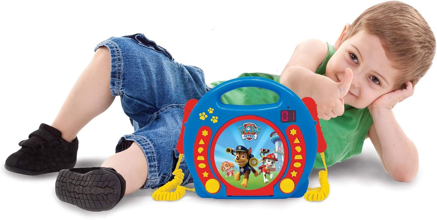 CD-Player mit Mikrofone Paw Patrol, Paw Patrol