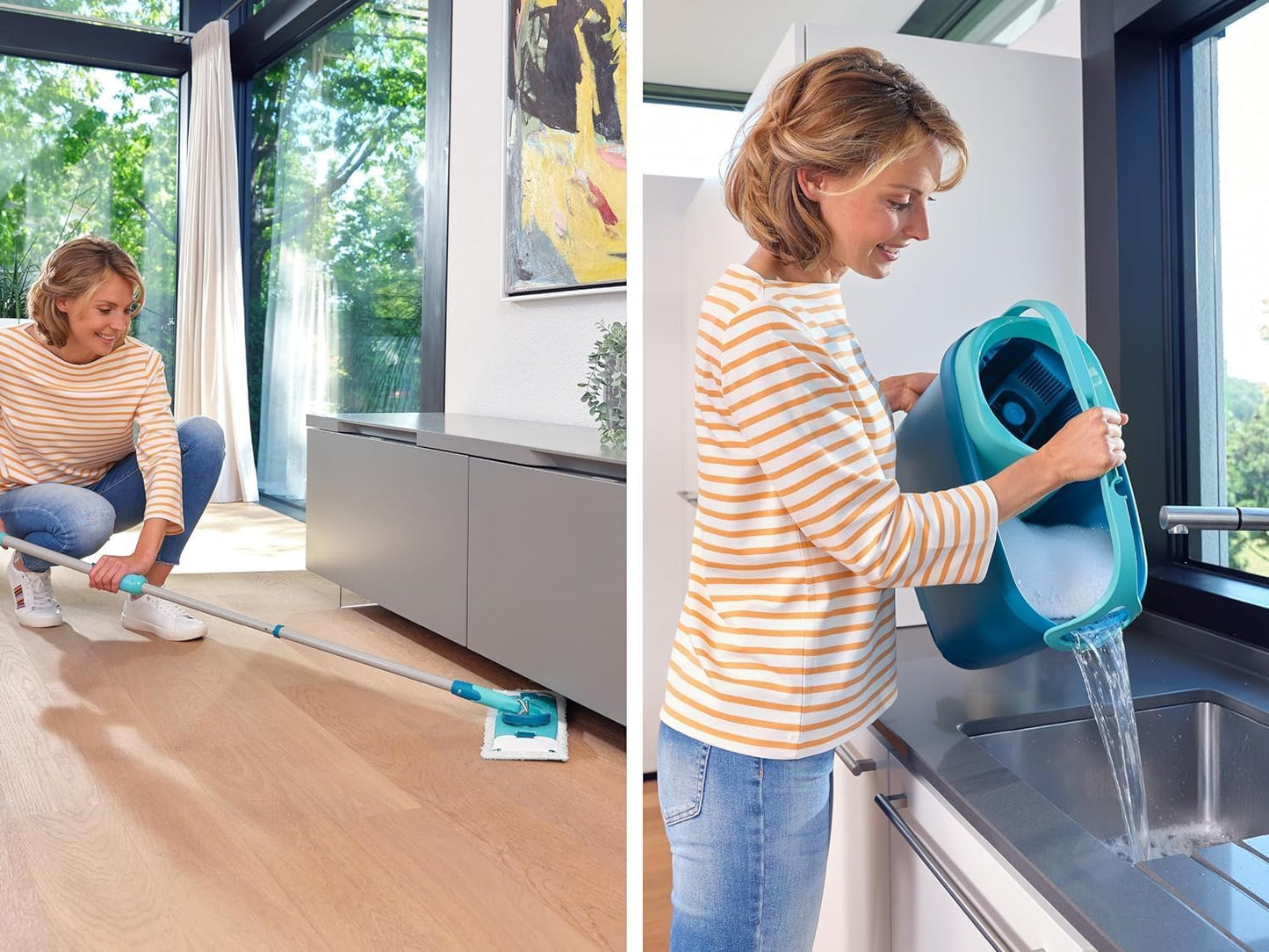 Clean Twist M Ergo +, Eco Verpackung Set Clean Twist Ergo + Trockenreinigung Bezug