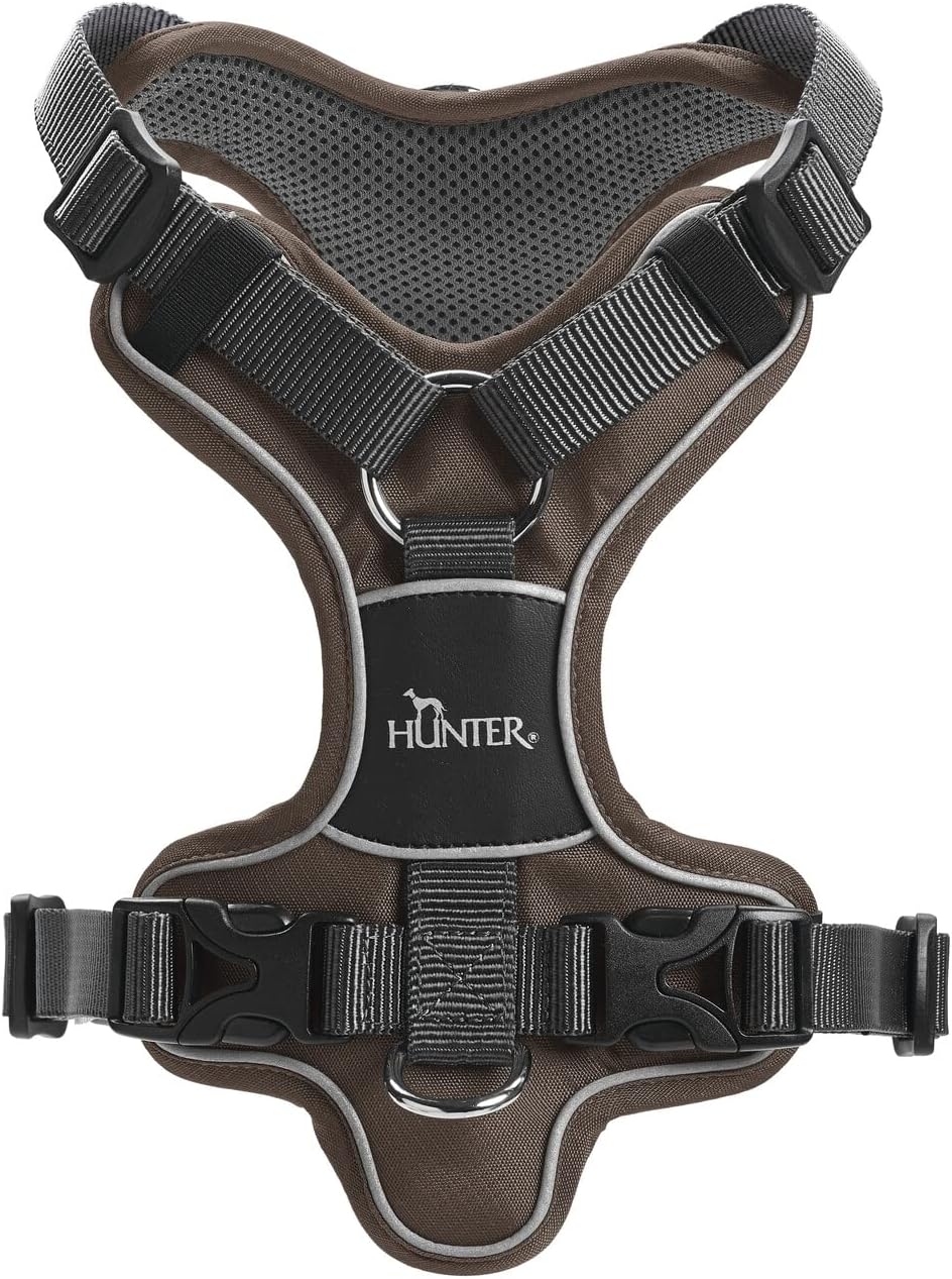 DIVO Hundegeschirr, XS braun/grau