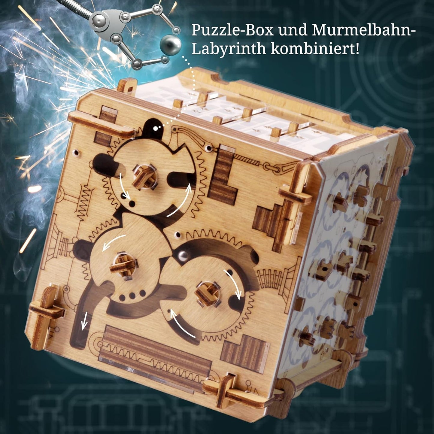 Cluebox - Das Labyrinth von Cambridge - Rätselbox