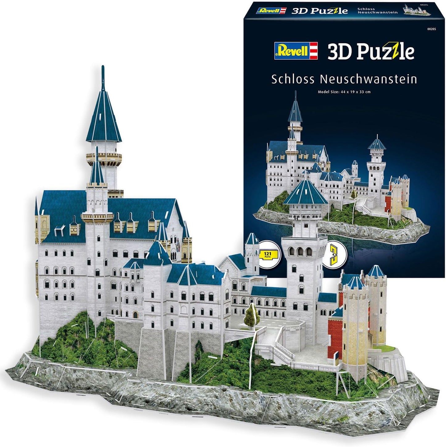 3D Puzzle Schloss Neuschwanstein (121 Teile), Burgen Neuschwanstein