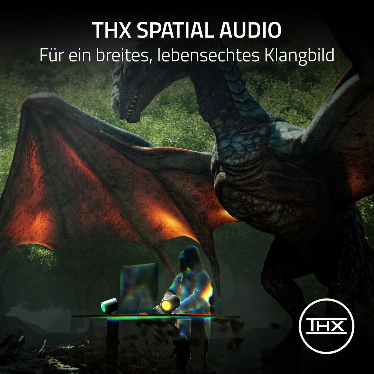 Razer Nommo V2 Pro, Minimalistisch" oder "Funktional