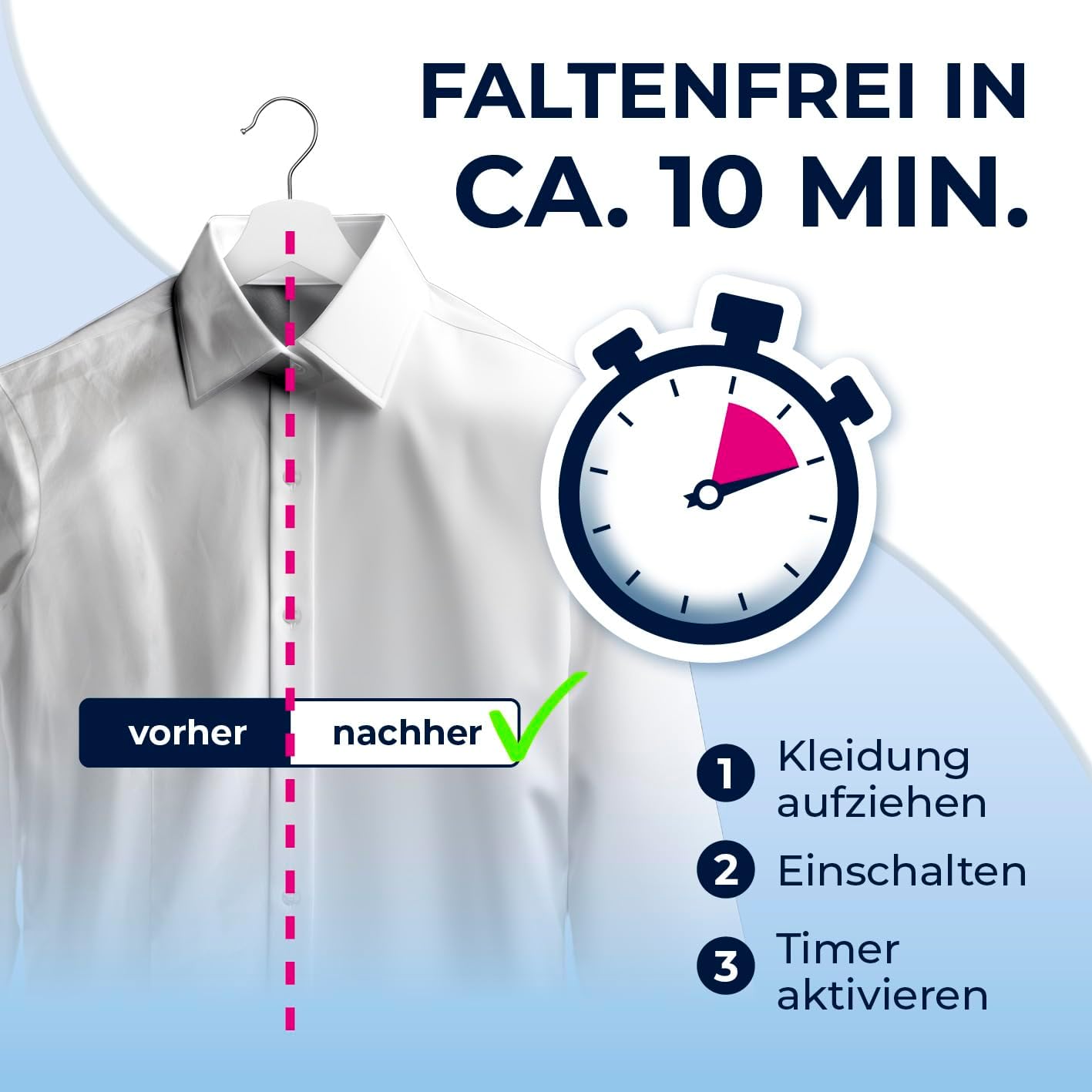 Automatischer Hemdenbügler Pro mit Hosenaufsatz, Pro mit Hosenaufsatz Schwarz