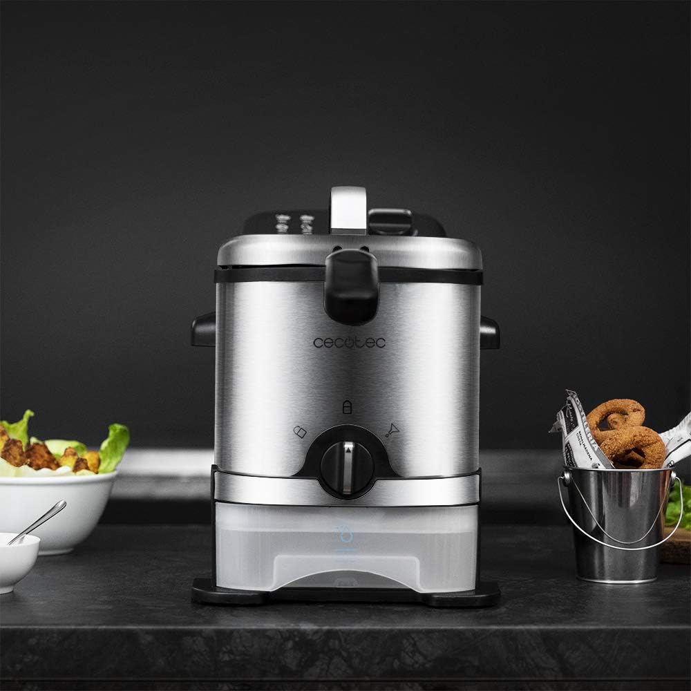 CleanFry 3000 mit OilClean-Filter, 2000 W | 3 L / Edelstahl | Profilter