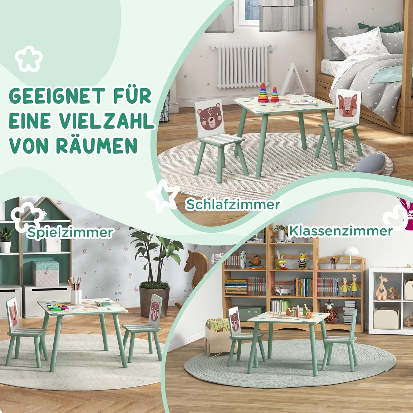 Kinder Sitzgruppe, Grün
