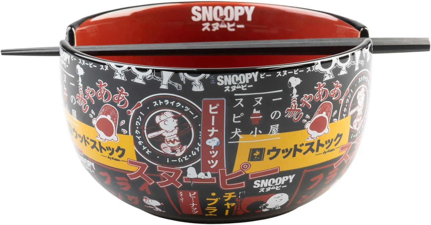 Ramen Bowl Schüssel mit Stäbchen