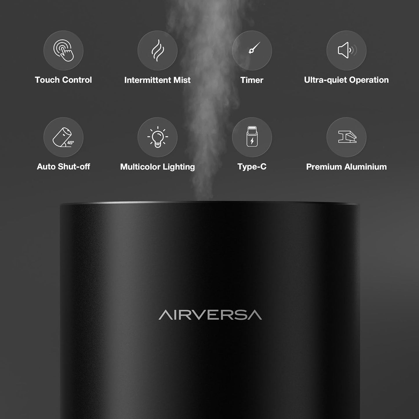Ätherisches Öl Diffusor RD1 wasserlos, 6-schwarz