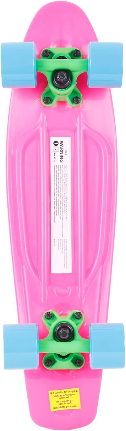 Mini-Skateboard für Anfänger, Pink