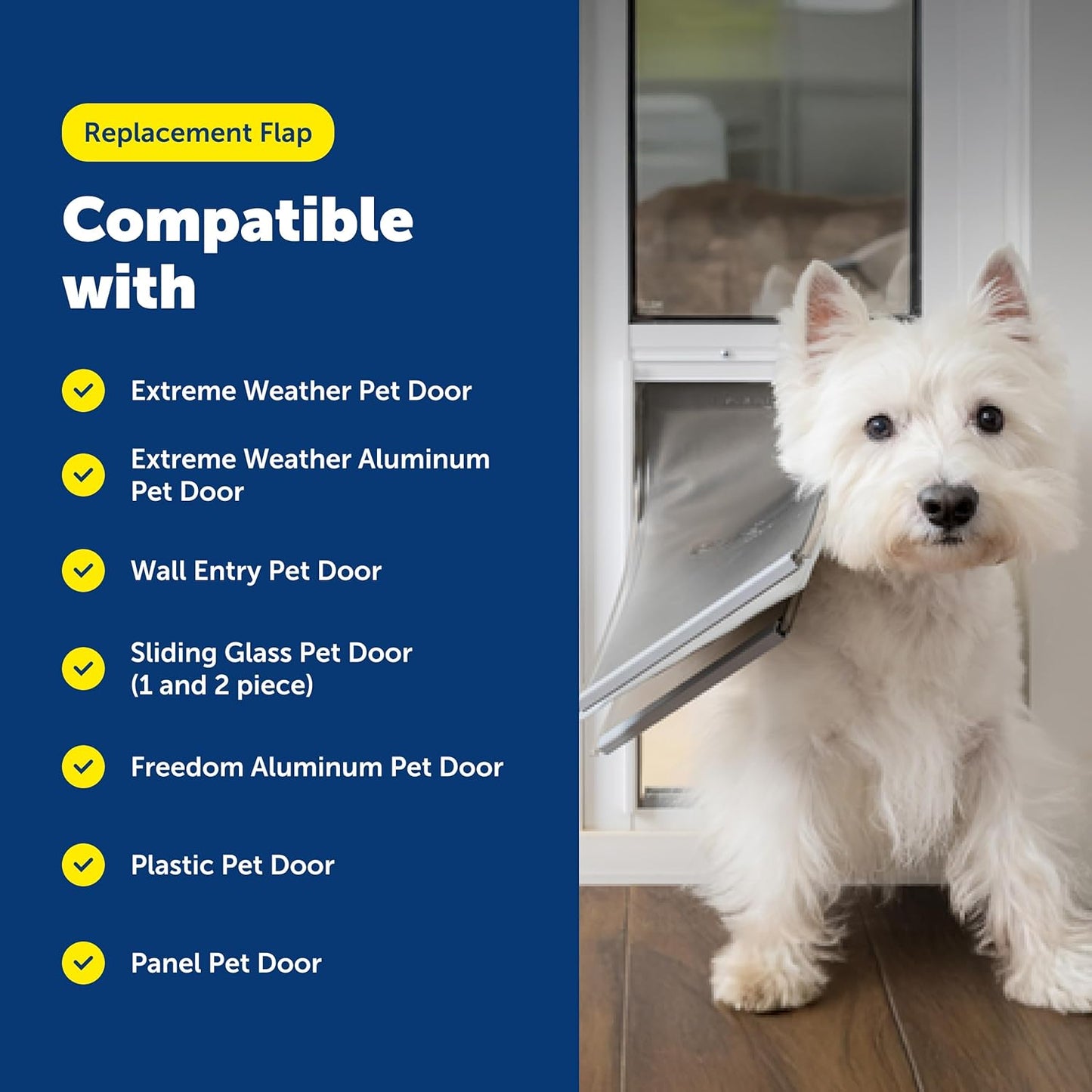 Freedom PAC11-11037 Ersatztür für Hunde- und Katzentüren (Klein), Braun S