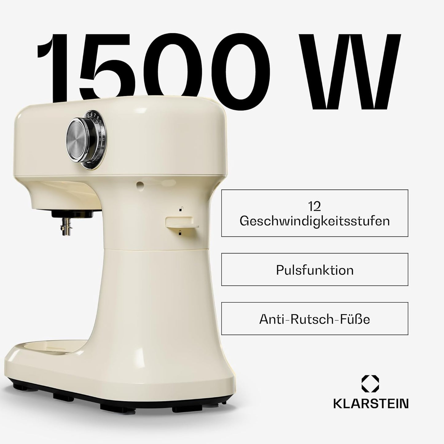 Bella Evo Küchenmaschine, Creme