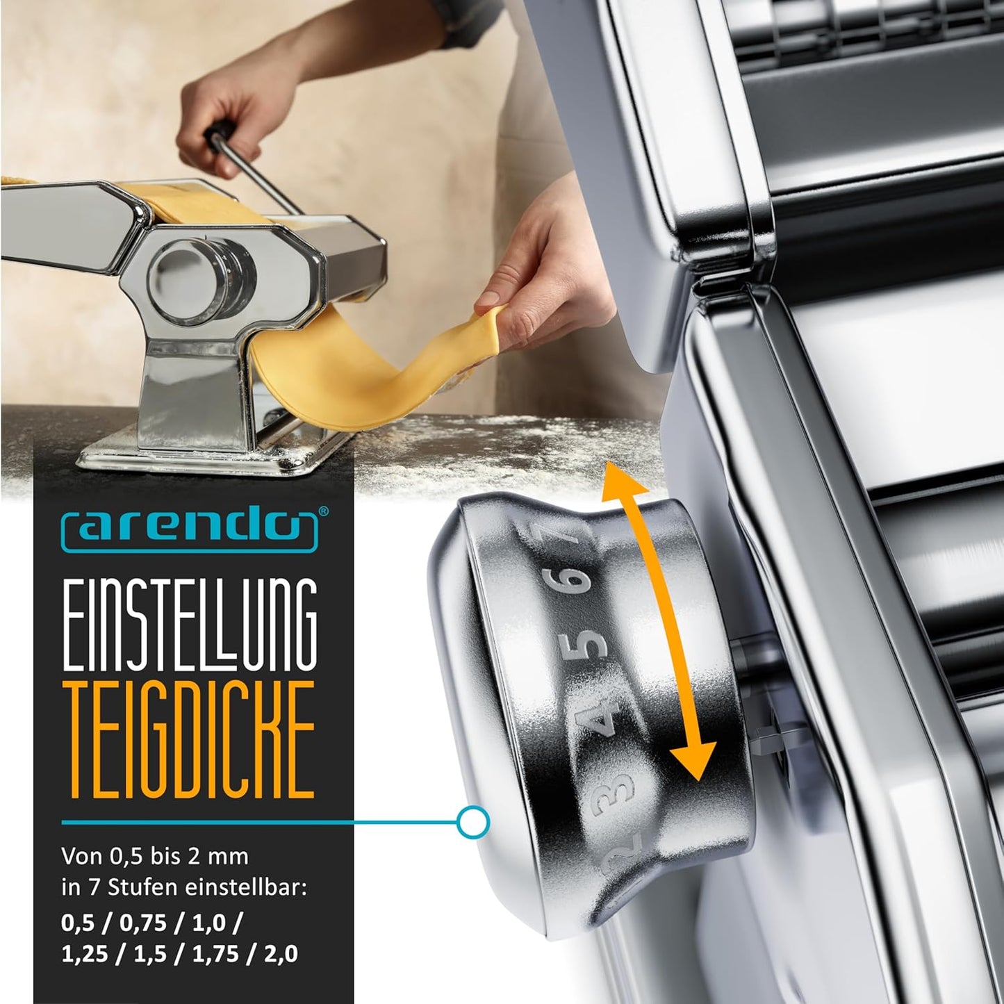 Nudelmaschine mit Duplexvorsatz