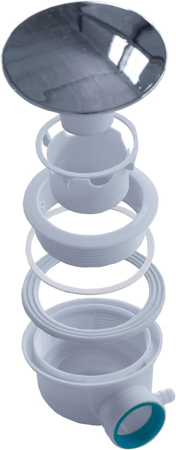 Extra flache Duschwanne 70x90 cm mit Siphon, 70x90 cm