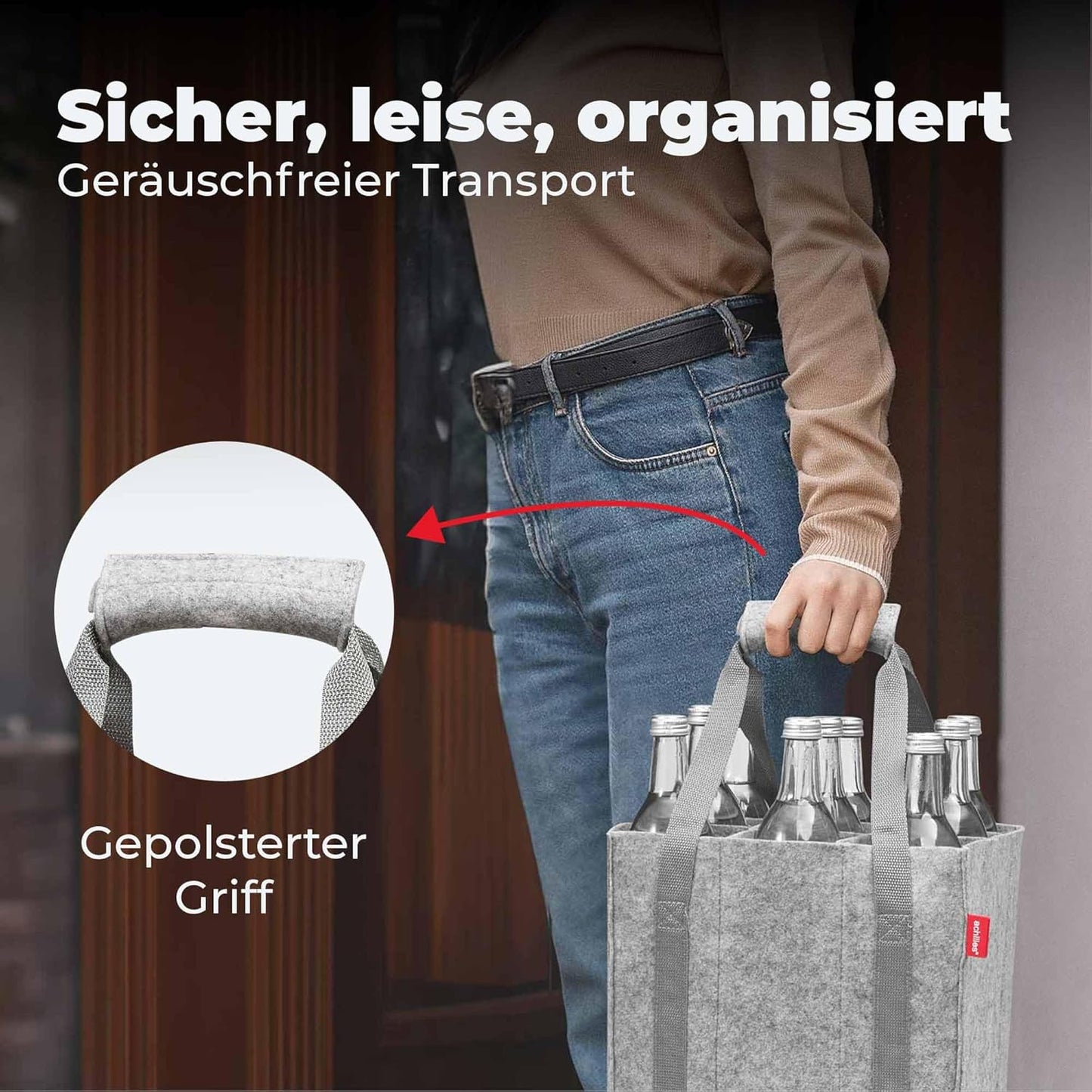 Flaschentasche, Für 9 Flaschen