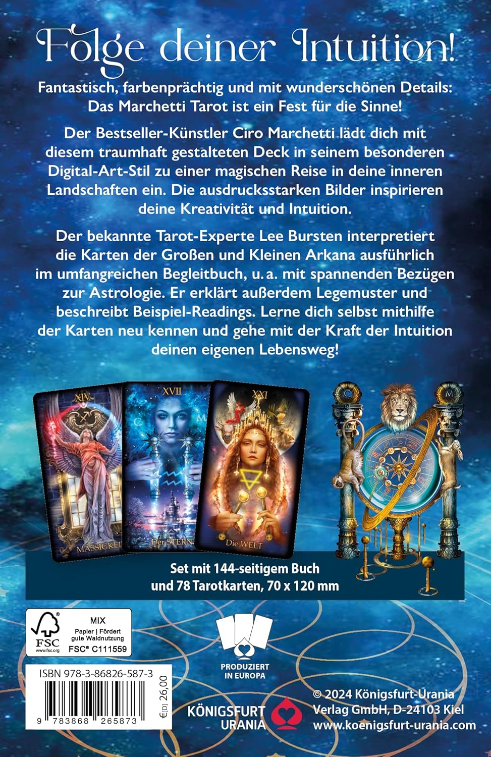 Marchetti Tarot - Folge deiner Intuition!, Taschenbuch