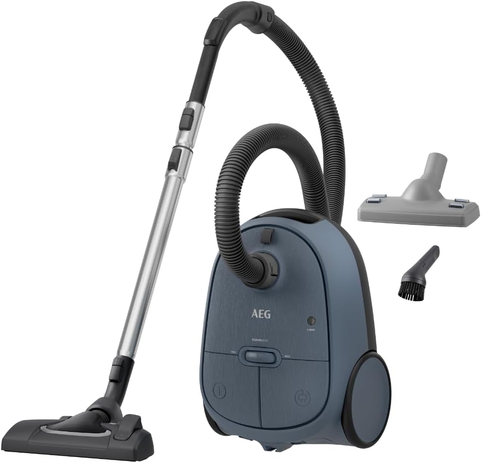 Staubsauger AB61C2DB mit Beutel (inkl. Zusatzdüsen), Blau