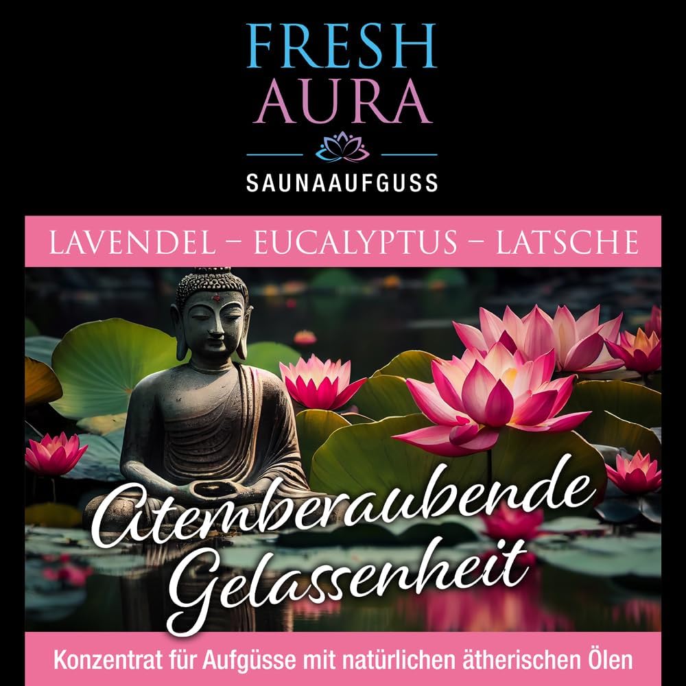 Saunaaufguss Lavendel, Eukalyptus, Latsche, Lavendel, Eukalyptus, Latsche 250ml