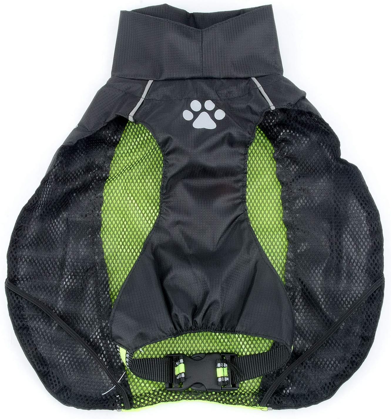 Regenmantel für kleine Hunde, 2XL (1er Pack) Grün