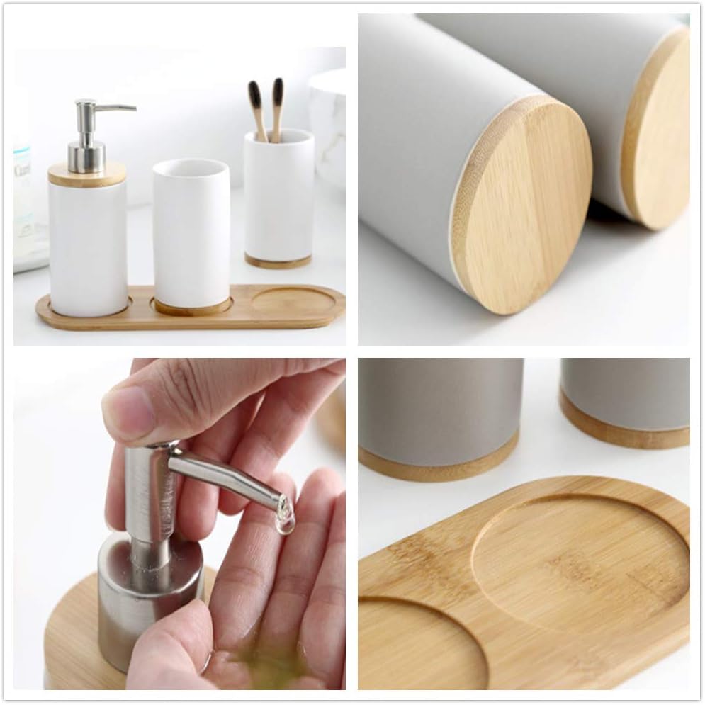 Badezimmer Keramik-Set (4-teilig), Weiss