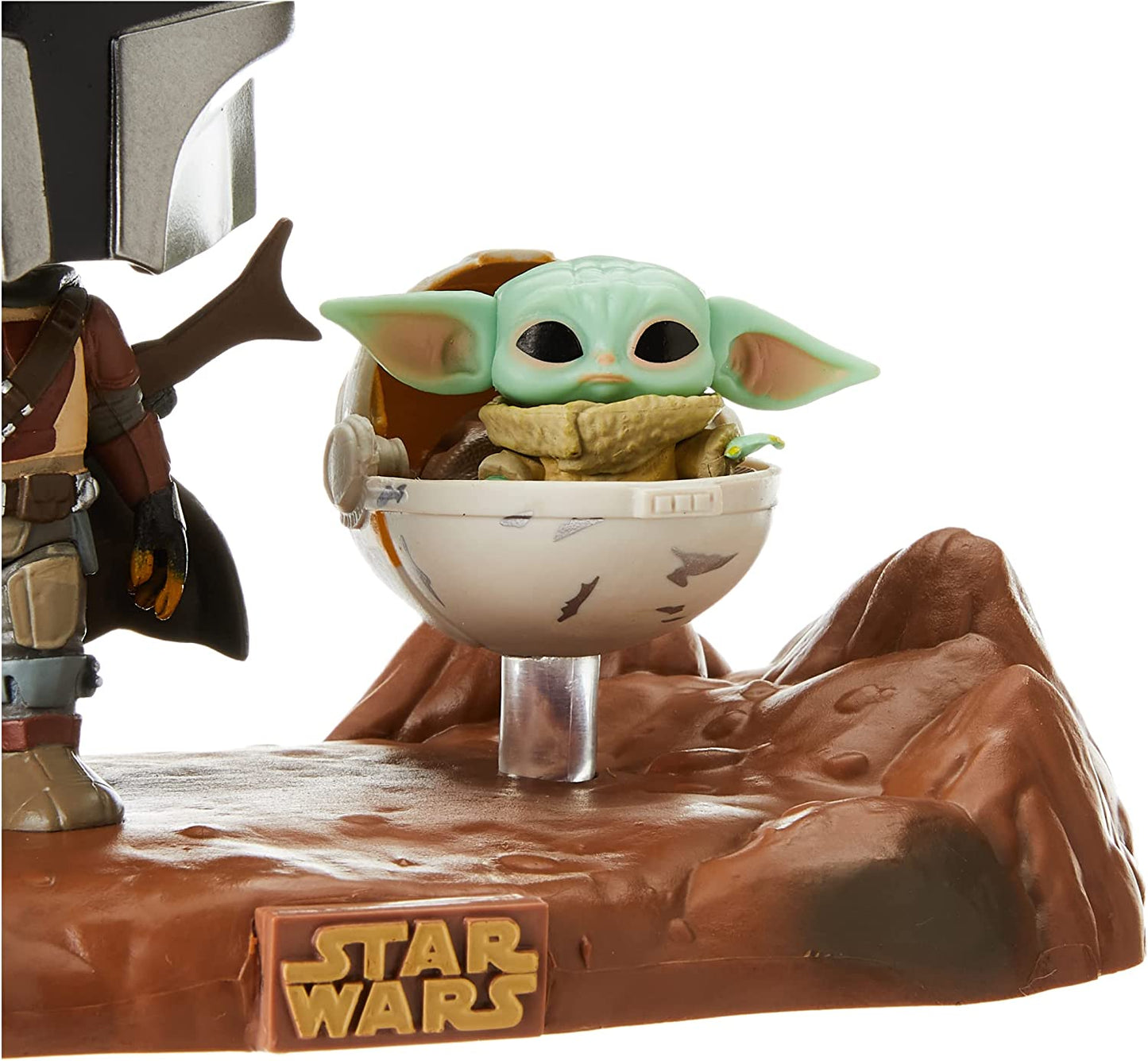 POP! Moment Star Wars - Mandalorian & Child, Spielfigur