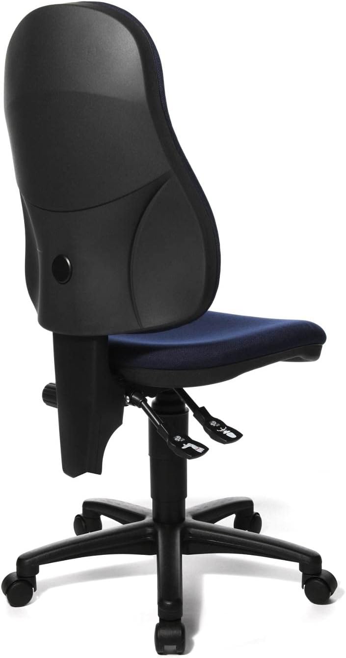 Bürodrehstuhl Point 60 ohne Armlehnen, Dunkelblau