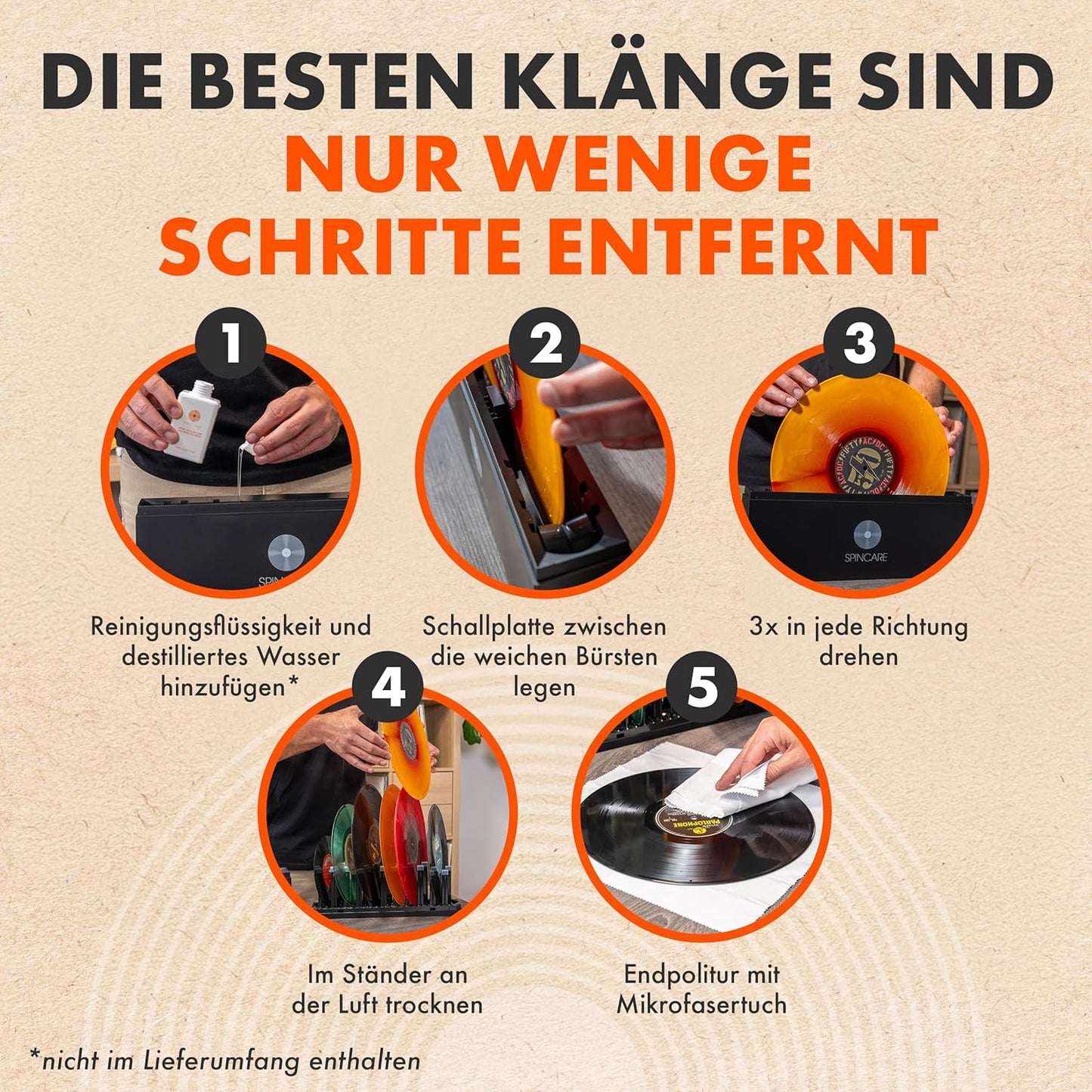 Schallplatten-Reinigungssystem