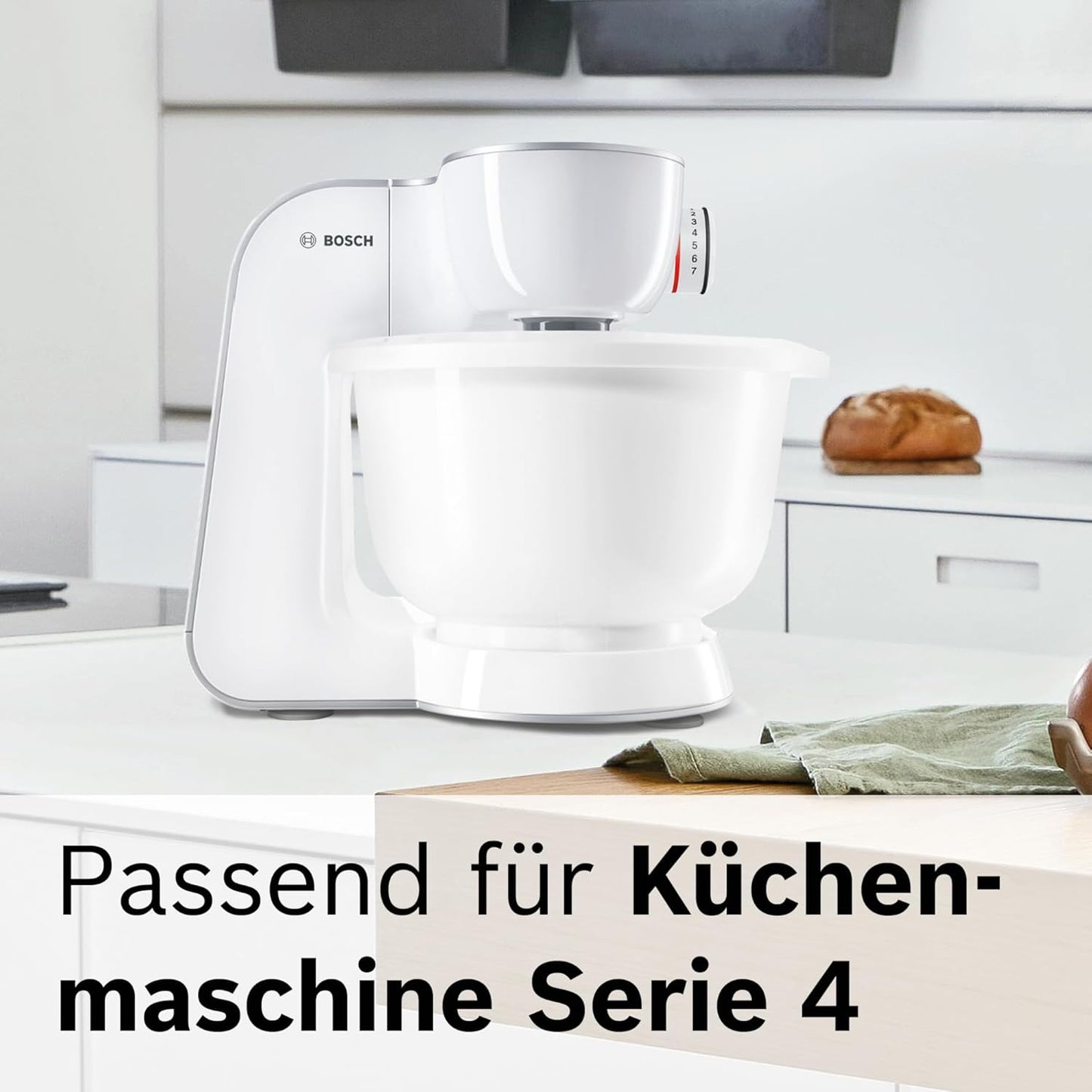 Kunststoff-Rührschüssel für Küchenmaschine Serie 4, einzeln