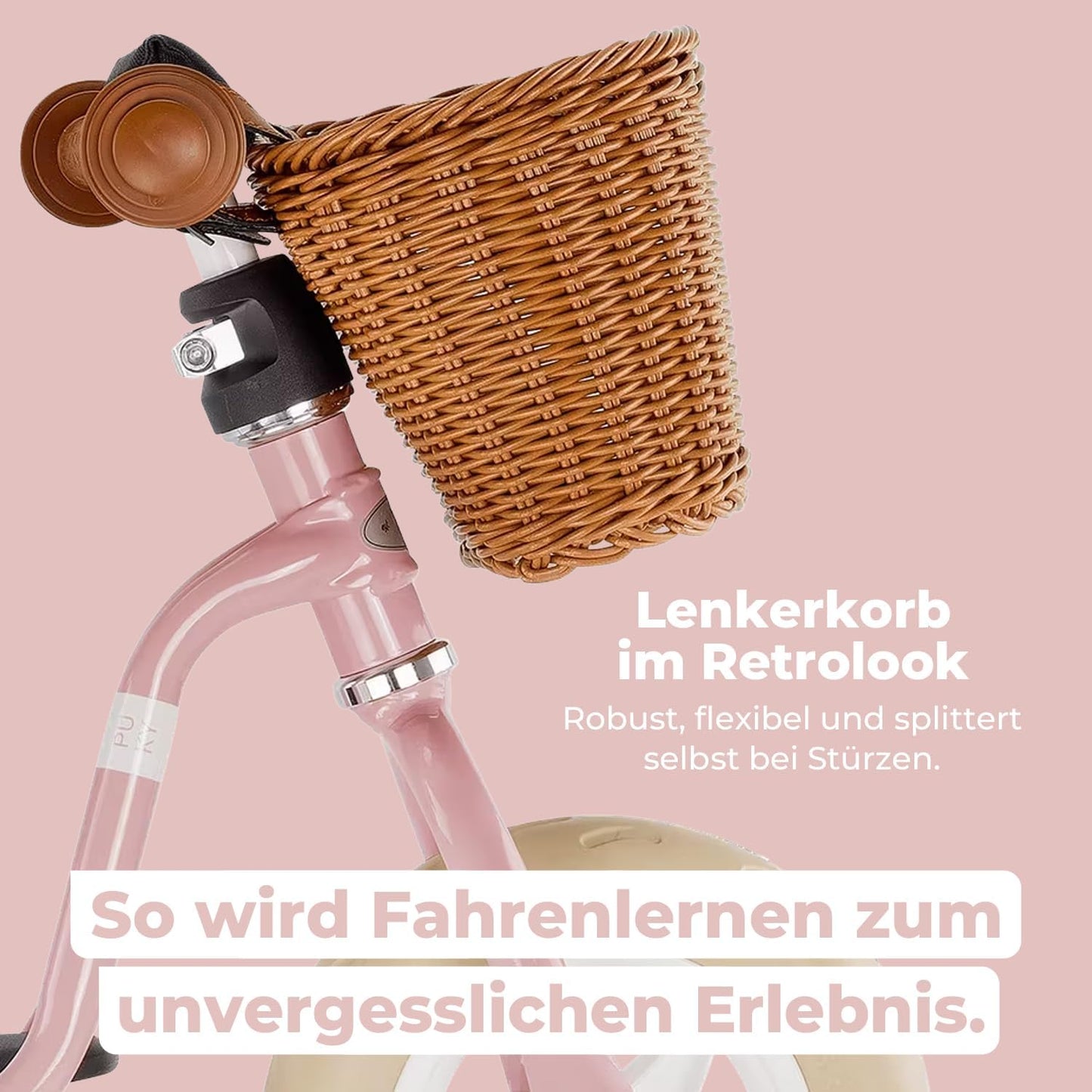 Laufrad LR M Classic für Kinder ab 2 Jahren, Retro-Rosé Einheitsgrösse