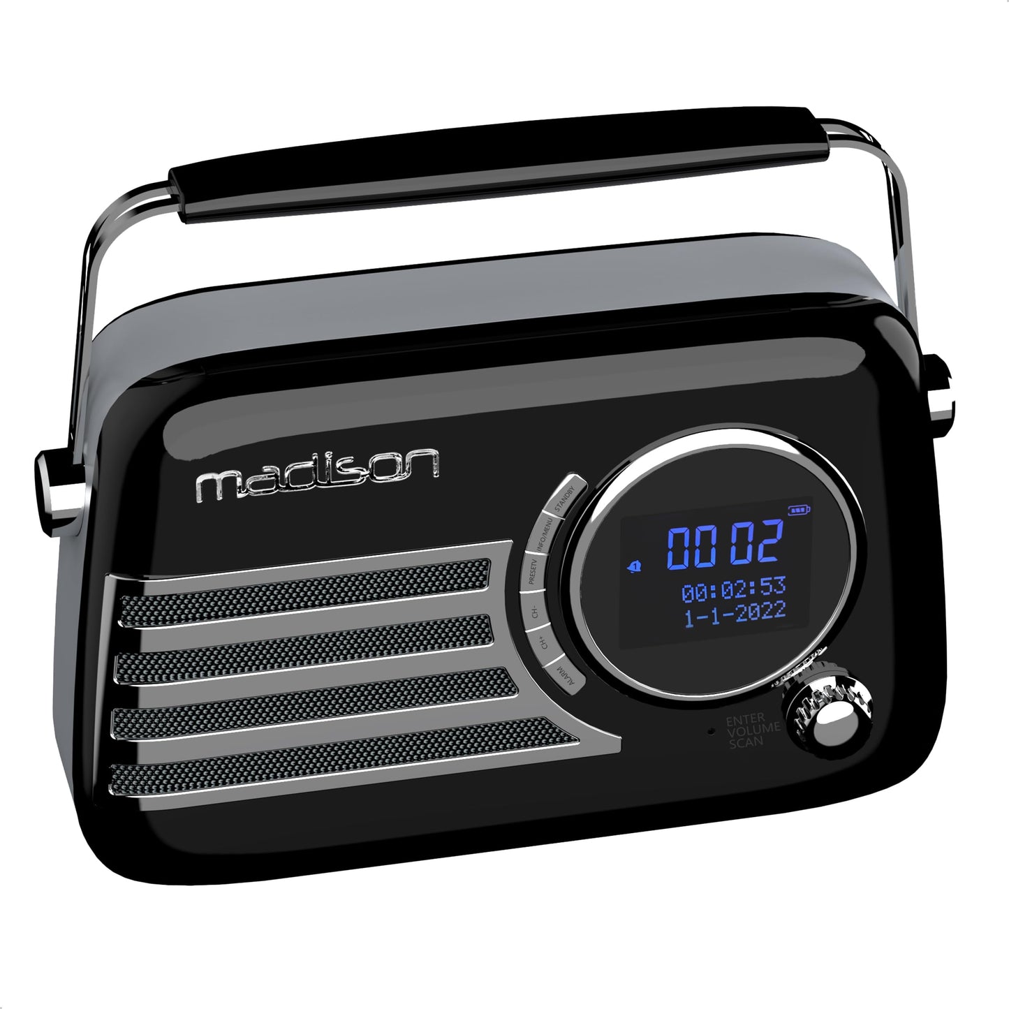 Vintage DAB+ Radio, Swartz