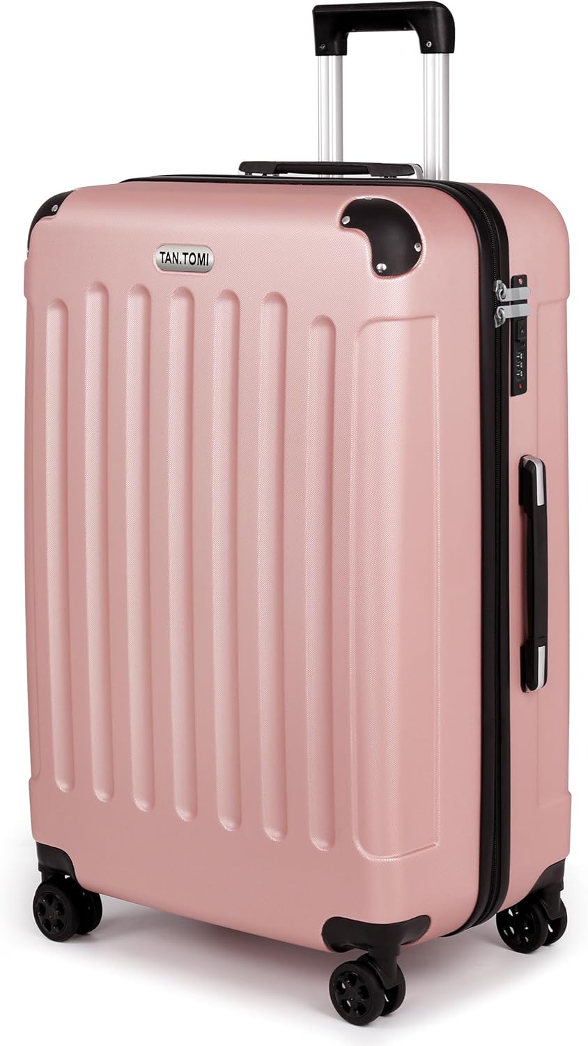 Hartschalenkoffer XL, Rosa Gold XL